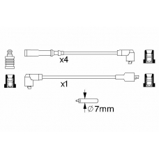 0 986 356 702 BOSCH Комплект проводов зажигания