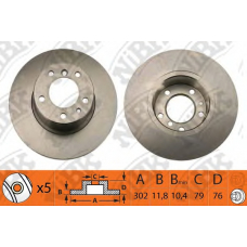 RN1032 NiBK Тормозной диск