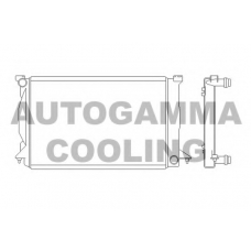 103777 AUTOGAMMA Радиатор, охлаждение двигателя