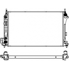 3351-1006 SAKURA  Automotive Радиатор, охлаждение двигателя