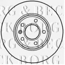 BBD4797 BORG & BECK Тормозной диск