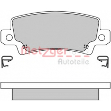 1170304 METZGER Комплект тормозных колодок, дисковый тормоз