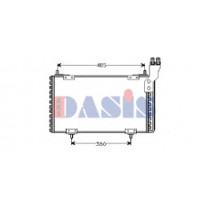 062050N AKS DASIS Конденсатор, кондиционер