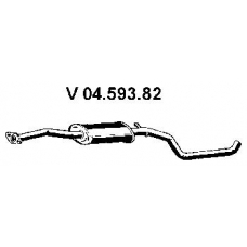 04.593.82 EBERSPACHER Предглушитель выхлопных газов