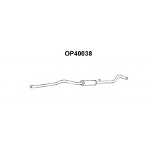 OP40038 VENEPORTE Предглушитель выхлопных газов