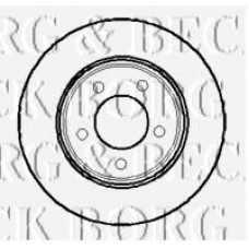 BBD4017 BORG & BECK Тормозной диск