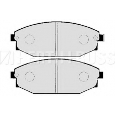 J3600312 NIPPARTS Комплект тормозных колодок, дисковый тормоз