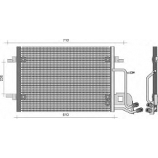 350203492000 MAGNETI MARELLI Конденсатор, кондиционер