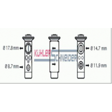 8501311 KUHLER SCHNEIDER Расширительный клапан, кондиционер