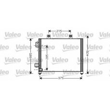 818094 VALEO Конденсатор, кондиционер