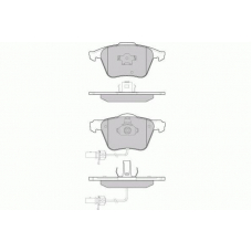 13046072012-SET-MS MASTER-SPORT Комплект тормозных колодок, дисковый тормоз