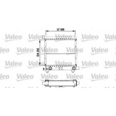 819368 VALEO Радиатор, охлаждение двигателя