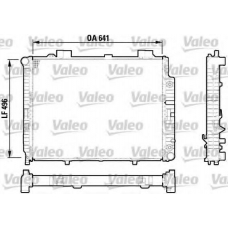 732602 VALEO Радиатор, охлаждение двигателя