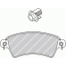FSL1370 FERODO Комплект тормозных колодок, дисковый тормоз