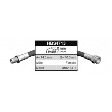 HBS4713 QUINTON HAZELL Тормозной шланг