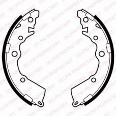 LS2068 DELPHI Комплект тормозных колодок