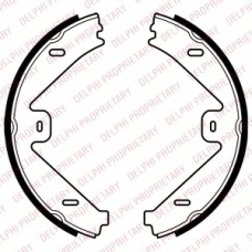 LS2036 DELPHI Комплект тормозных колодок, стояночная тормозная с