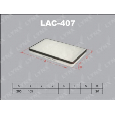 LAC-407 LYNX Cалонный фильтр