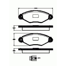 643.00 REMSA 643 00_=fo673281=654 000b-sx !колодки дисковые п.\ citroen xsara 1.4i-1.9td,renault kangoo all 97-05