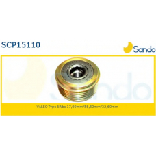 SCP15110 SANDO Ременный шкив, генератор