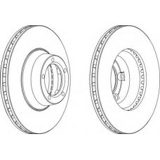 DDF146 FERODO Тормозной диск