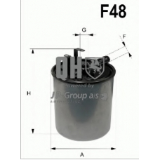 1318701309 Jp Group Топливный фильтр