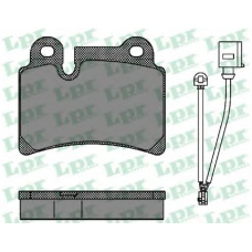 05P1380 LPR Комплект тормозных колодок, дисковый тормоз