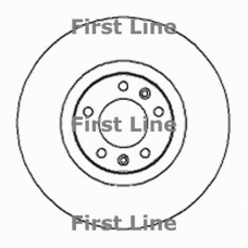 FBD1281 FIRST LINE Тормозной диск