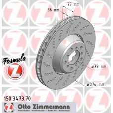 150.3473.70 ZIMMERMANN Тормозной диск