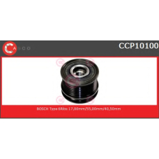 CCP10100 CASCO Ременный шкив, генератор
