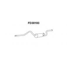 FD30183 VENEPORTE Глушитель выхлопных газов конечный