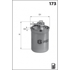 ELG5330 MECAFILTER Топливный фильтр