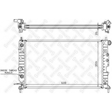 10-25099-SX STELLOX Радиатор, охлаждение двигателя