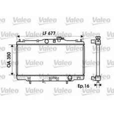 734716 VALEO Радиатор, охлаждение двигателя
