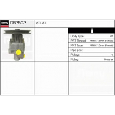 DSP502 DELCO REMY Гидравлический насос, рулевое управление