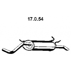 17.0.54 EBERSPACHER Глушитель выхлопных газов конечный