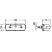 2KA 001 389-151 HELLA Фонарь освещения номерного знака