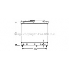 SZA2055 AVA Радиатор, охлаждение двигателя