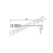 SU.011 TRUSTING Сигнализатор, износ тормозных колодок