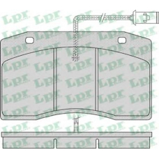 05P1154 LPR Комплект тормозных колодок, дисковый тормоз