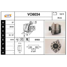 VO8034 SNRA Генератор