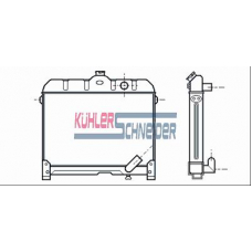 0402701 KUHLER SCHNEIDER Радиатор, охлаждение двигател