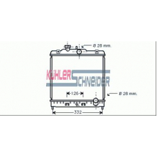 0108901 KUHLER SCHNEIDER Радиатор, охлаждение двигател