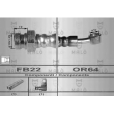 80027 Malo Тормозной шланг