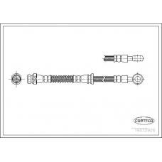 19032929 CORTECO Тормозной шланг