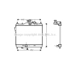 HY2103 Prasco Радиатор, охлаждение двигателя