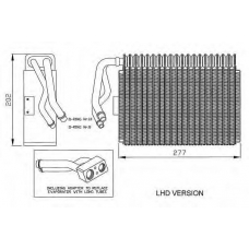 36059 NRF Испаритель, кондиционер