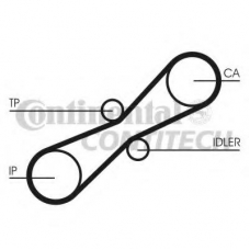 CT791 CONTITECH Ремень ГРМ