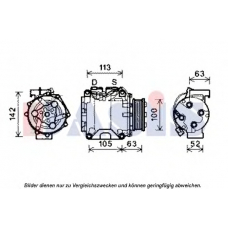 851940N AKS DASIS Компрессор, кондиционер