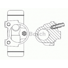 F 026 002 097 BOSCH Колесный тормозной цилиндр